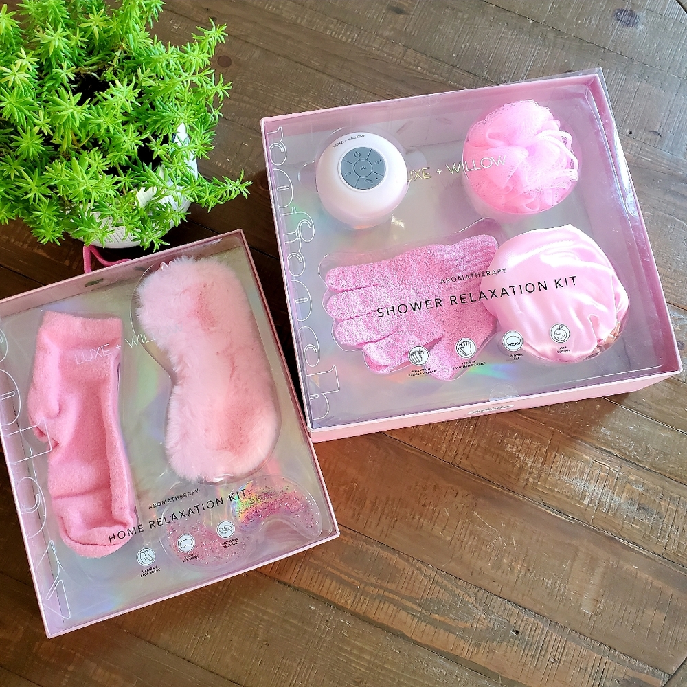 7 Pc LUXE + WILLOW Shower Relaxation & Home Relaxation Kit